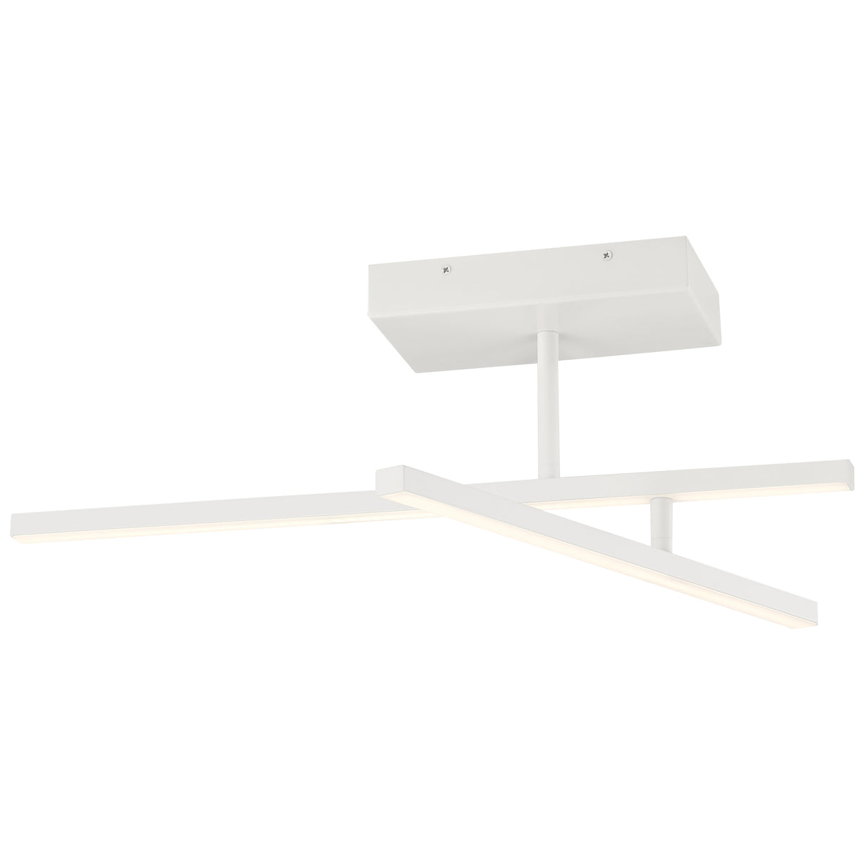 Access Lighting 63077LEDD-MWH/ACR adjustable led semi-flush