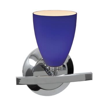 Access Lighting 63811-19-CH/COB chrome / cobalt blue vanity light