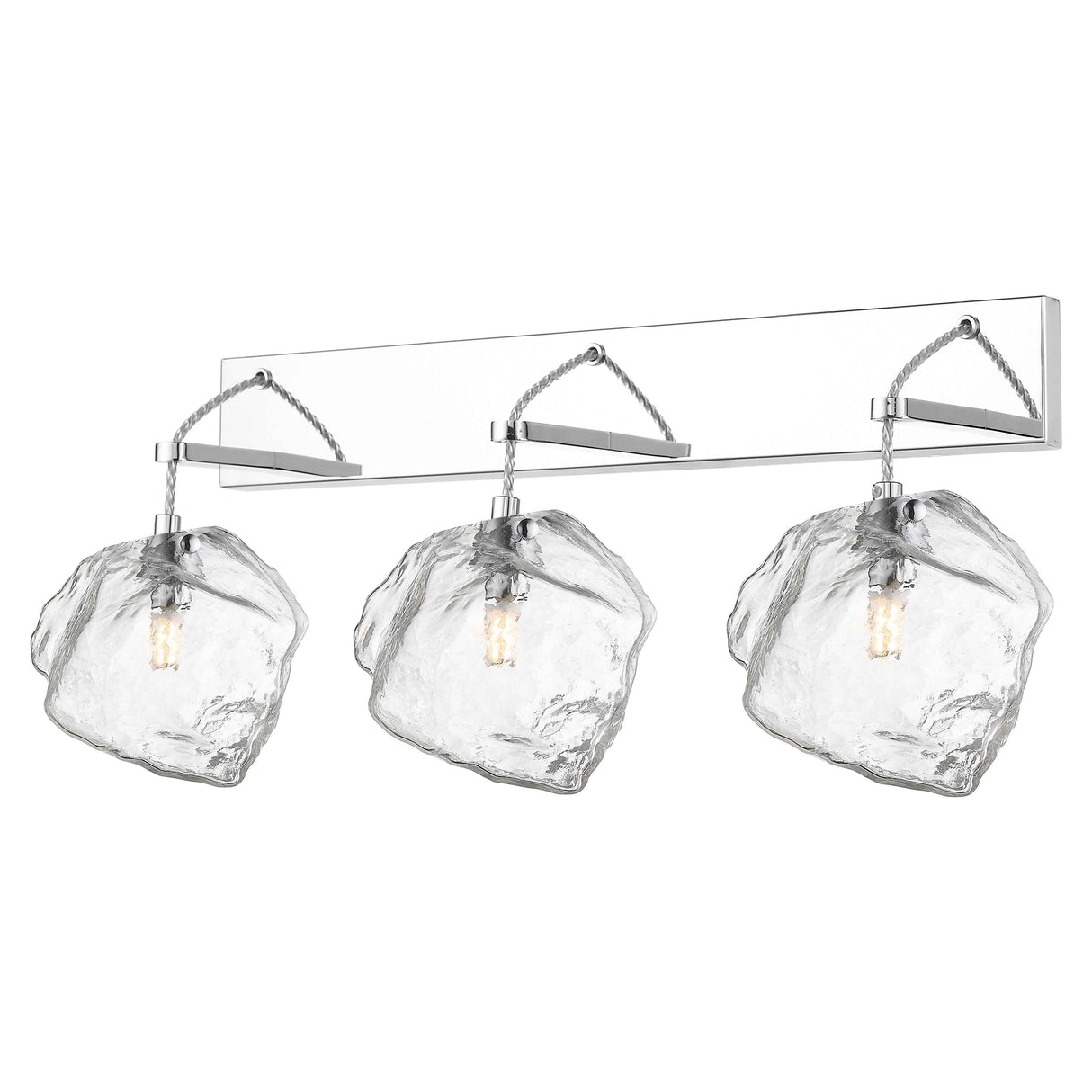 Access Lighting 63130LEDDLP-MSS/CLR 3 light led vanity
