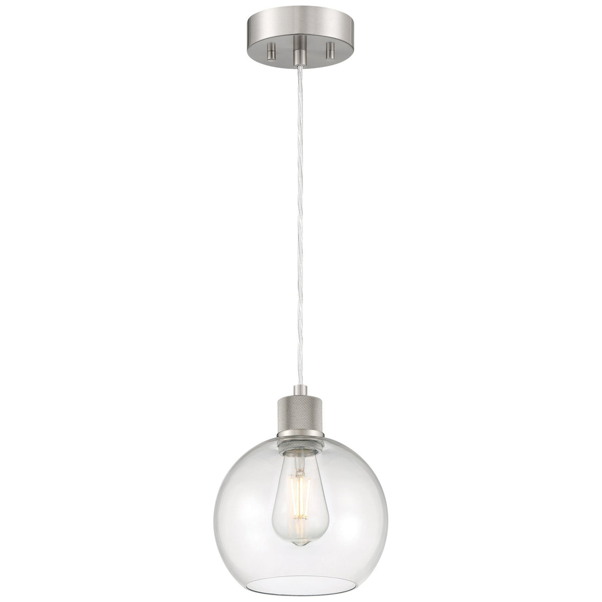 Access Lighting 63142LEDDLP-BS/CLR burgundy led pendant