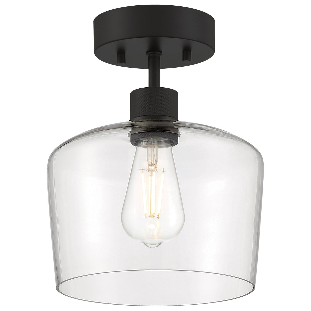 Access Lighting 63147LEDDLP-MBL/CLR chardonnay led semi-flush