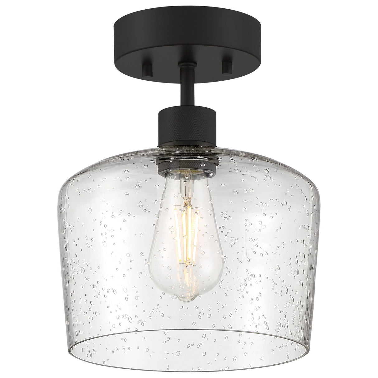 Access Lighting 63147LEDDLP-MBL/SDG chardonnay led semi-flush