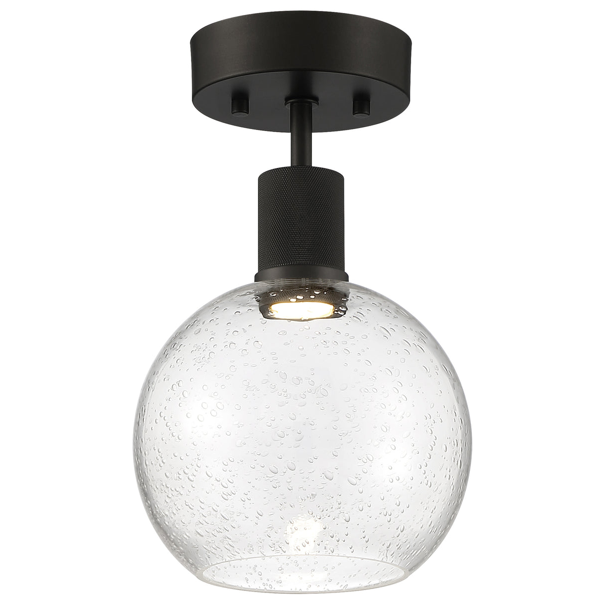 Access Lighting 63148LEDD-MBL/SDG burgundy led semi-flush