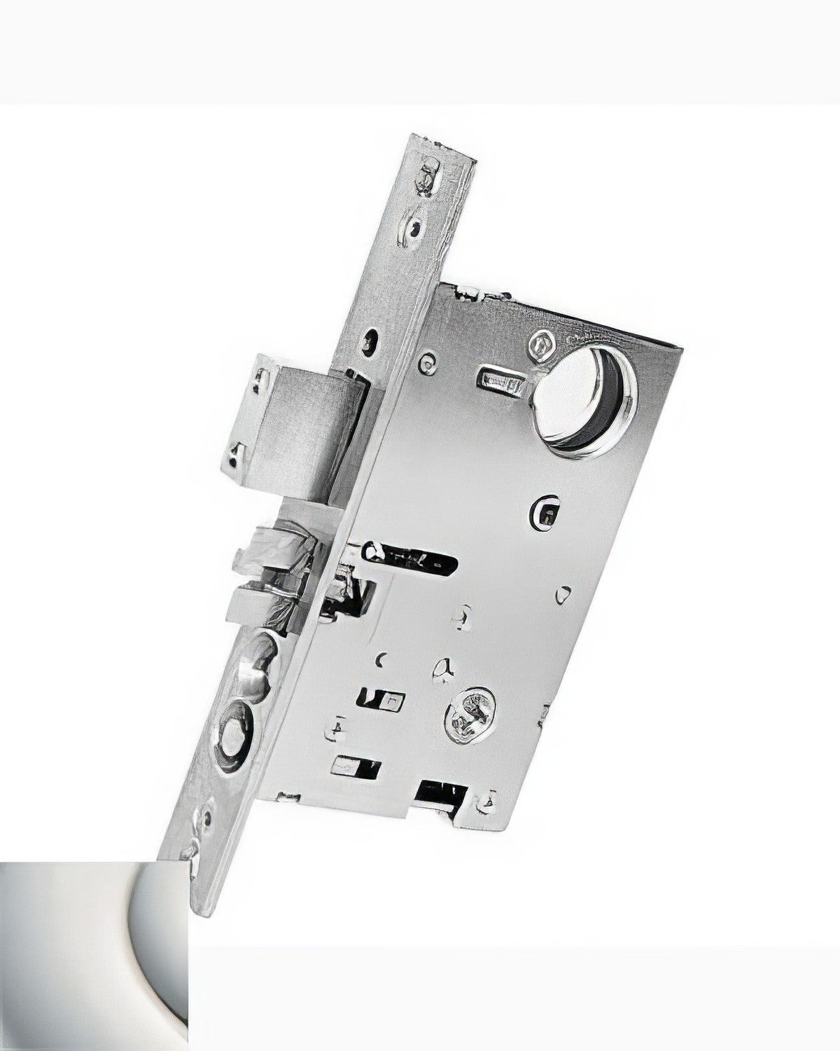 Baldwin 6318055RRLS lifetime polished nickel passage mortise locks