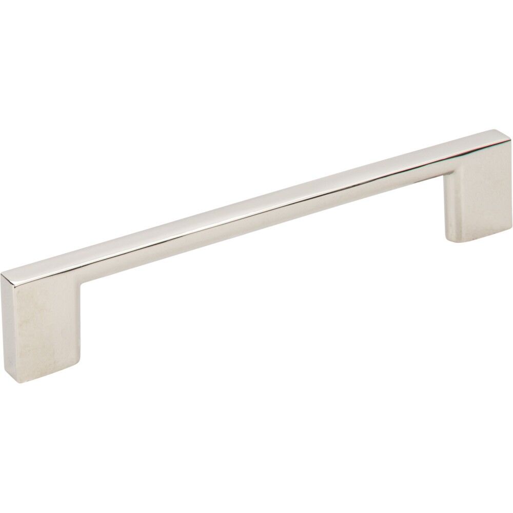 Jeffrey Alexander 635-128NI polished nickel cabinet drawer pull