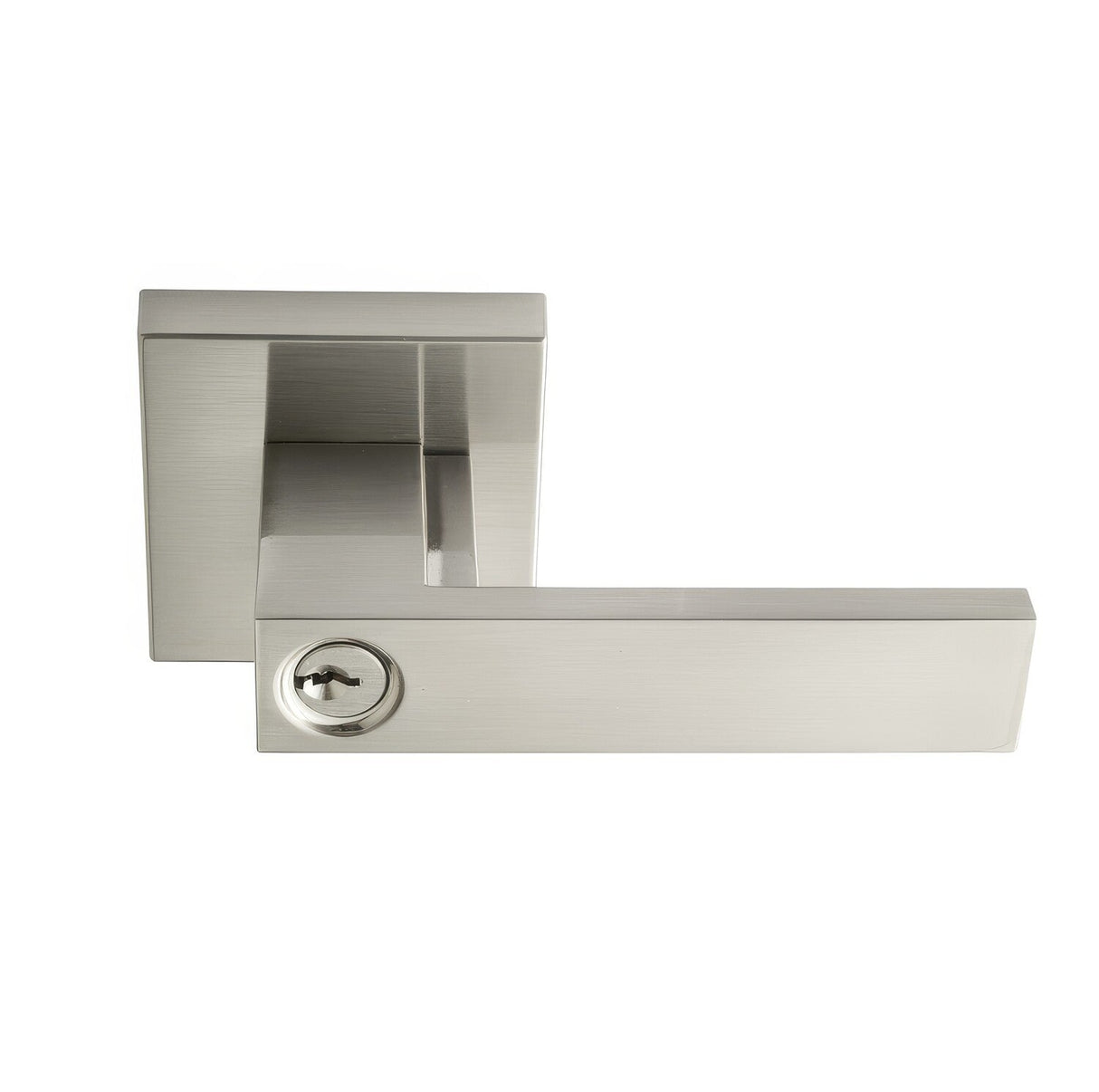 Better Home Products 63515SN Forest Hill keyed entry keyed entry door lever, additional view