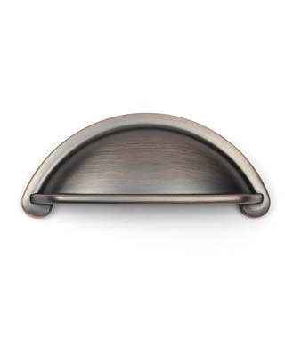 Century Hardware Lisbon cup pull in satin stainless, additional view