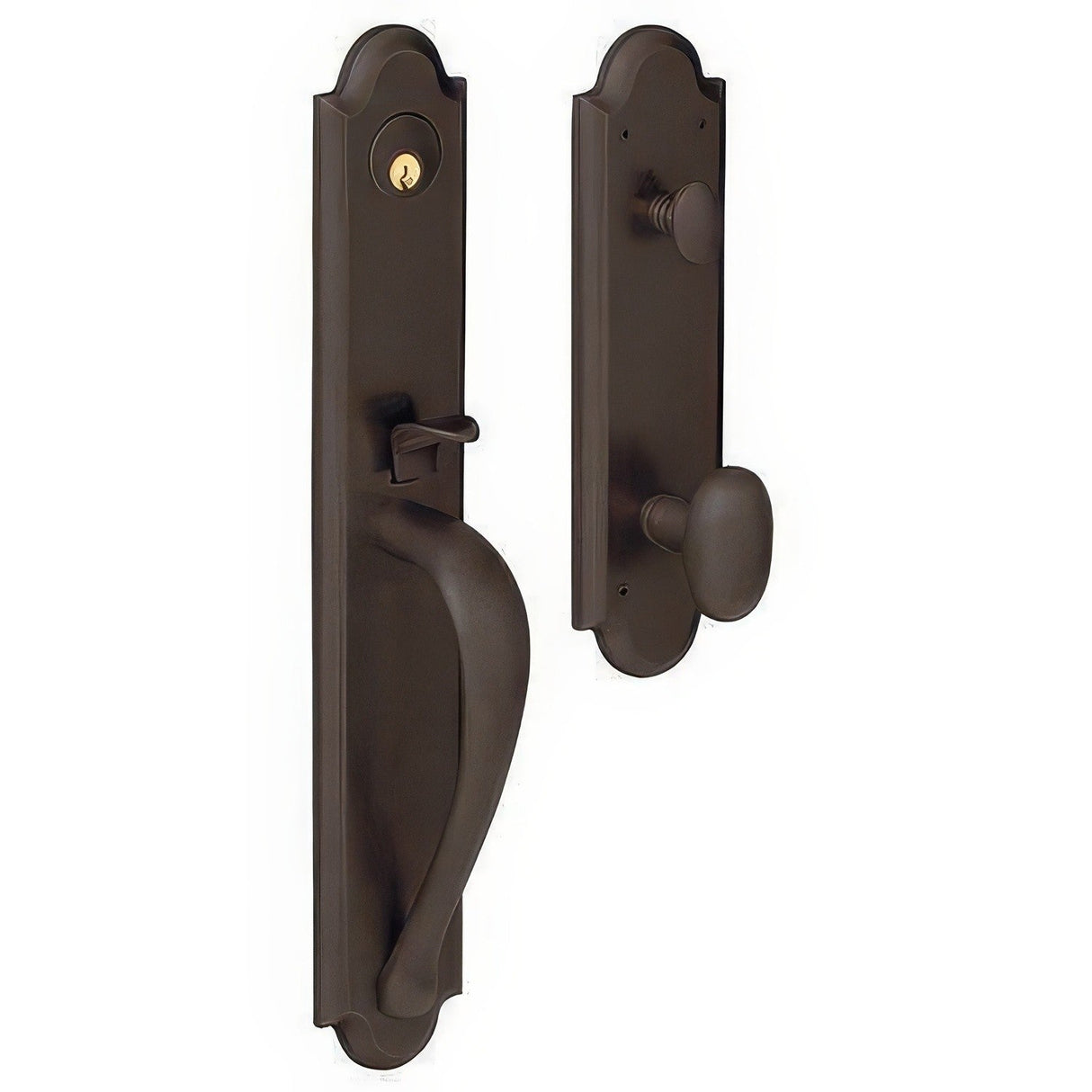 Baldwin 6402112ENTR venetian bronze single cylinder handleset