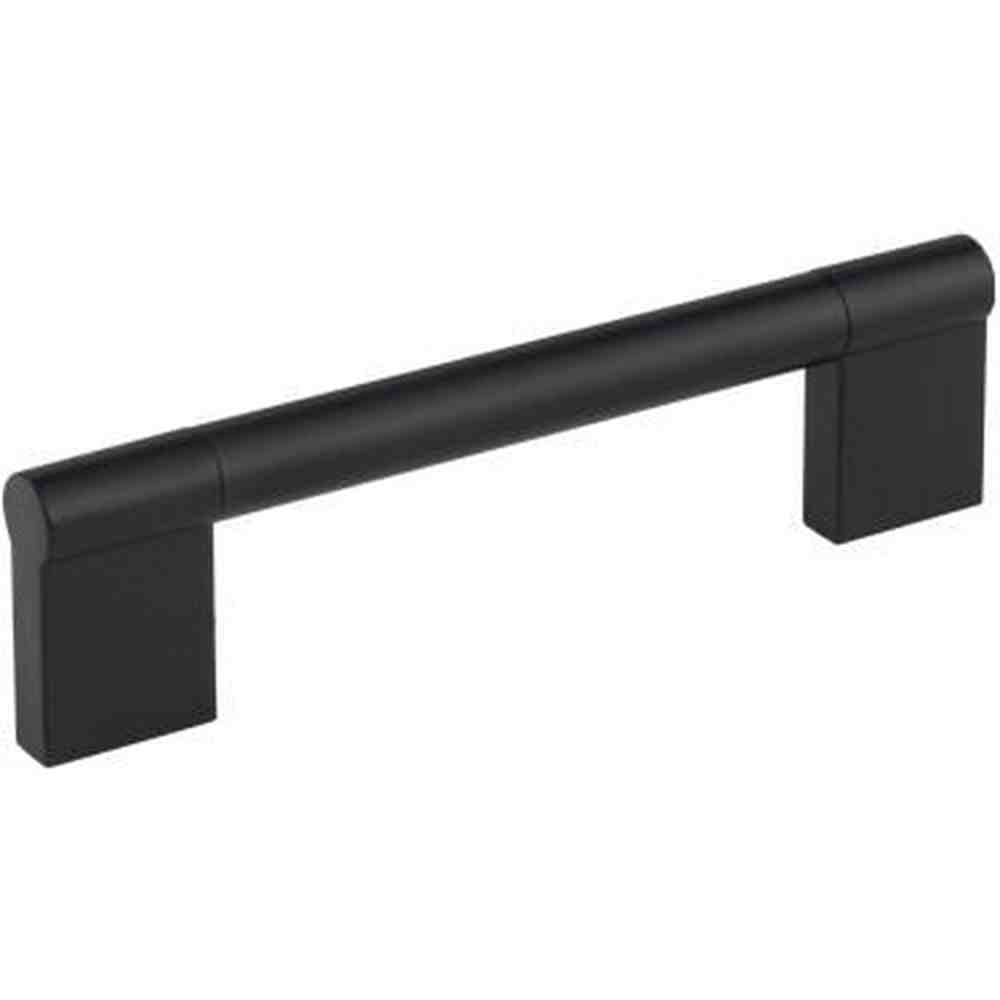 Elements 645-128MB matte black cabinet pull