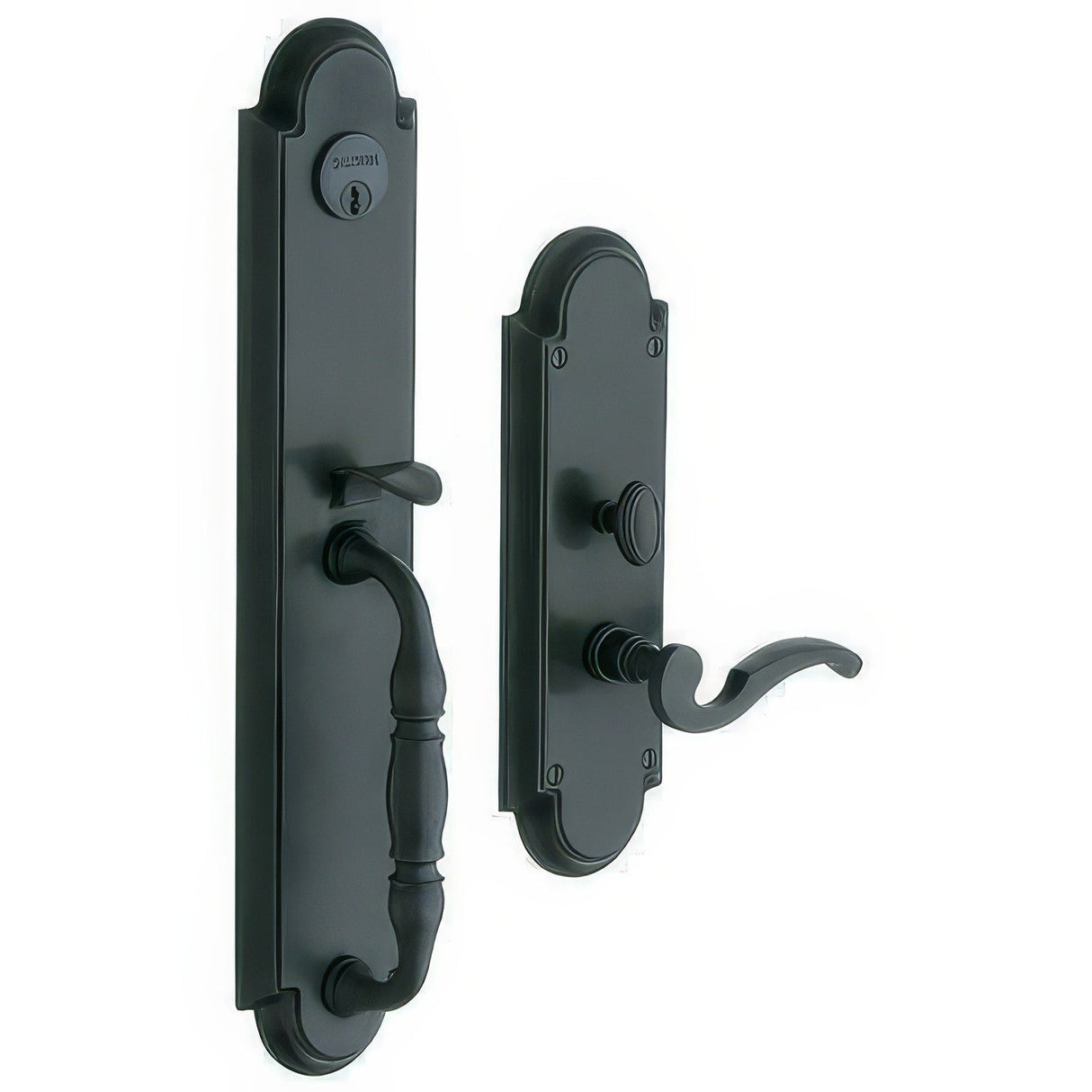 Baldwin 6544102RDBL oil rubbed bronze handleset trim pack