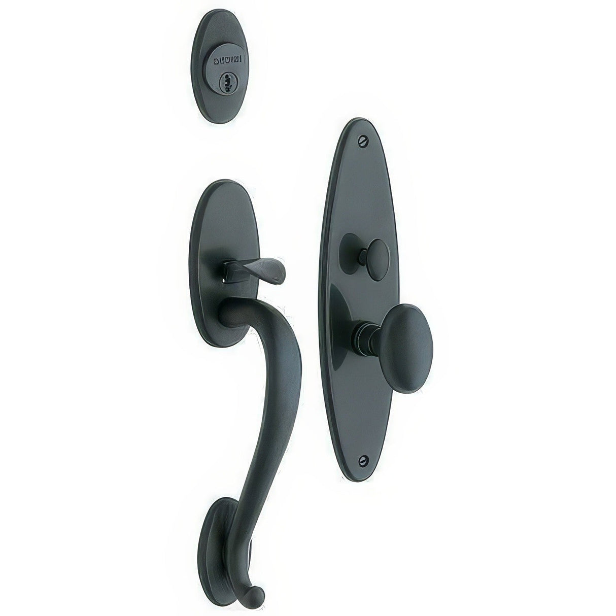 Baldwin 6560102DBLC oil rubbed bronze handleset trim pack