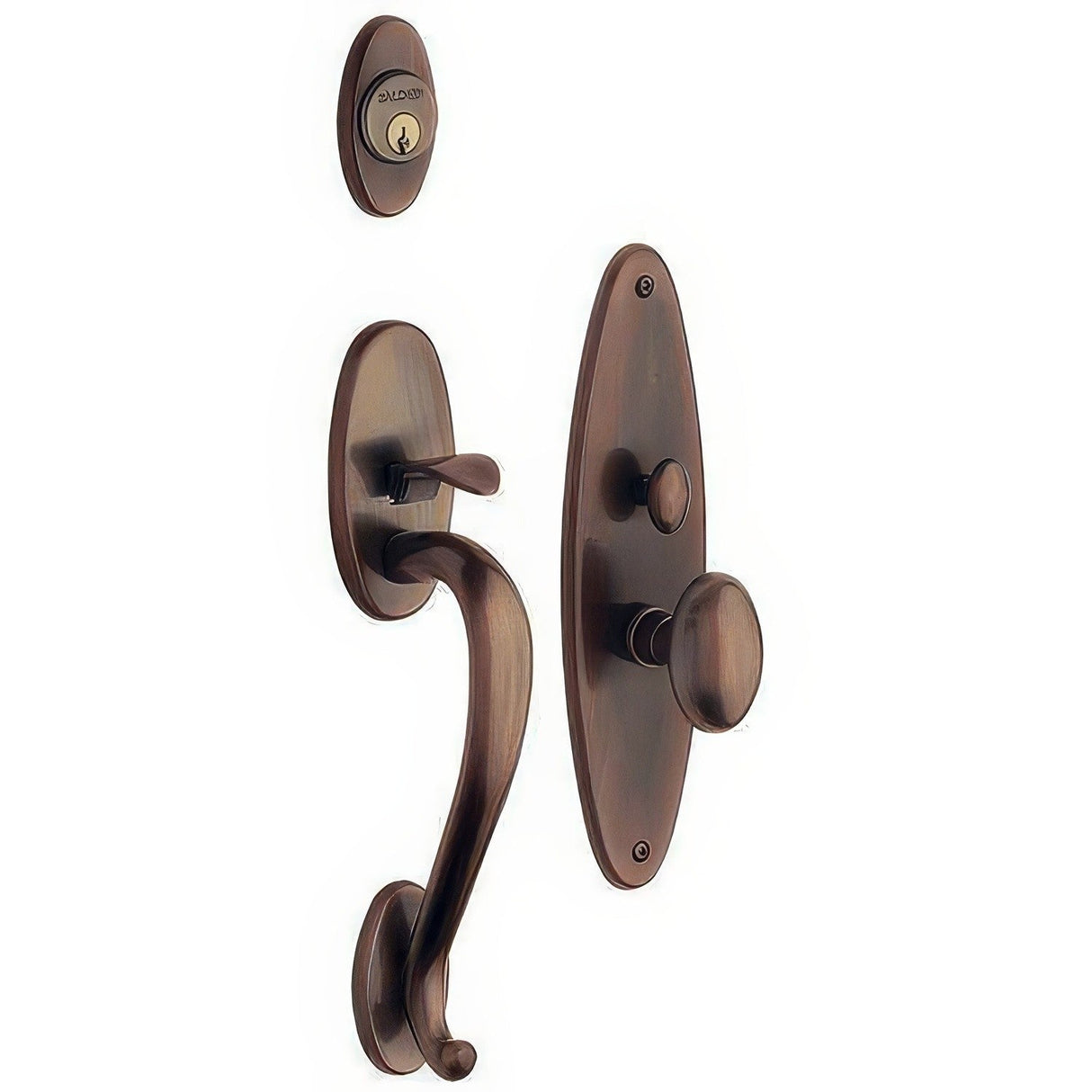 Baldwin 6560112DBLC venetian bronze handleset trim pack