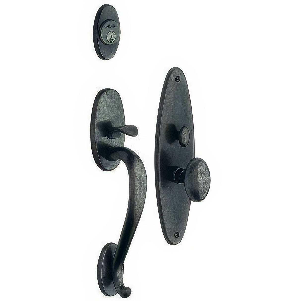 Baldwin 6560402DBLC distressed oil rubbed bronze handleset trim pack