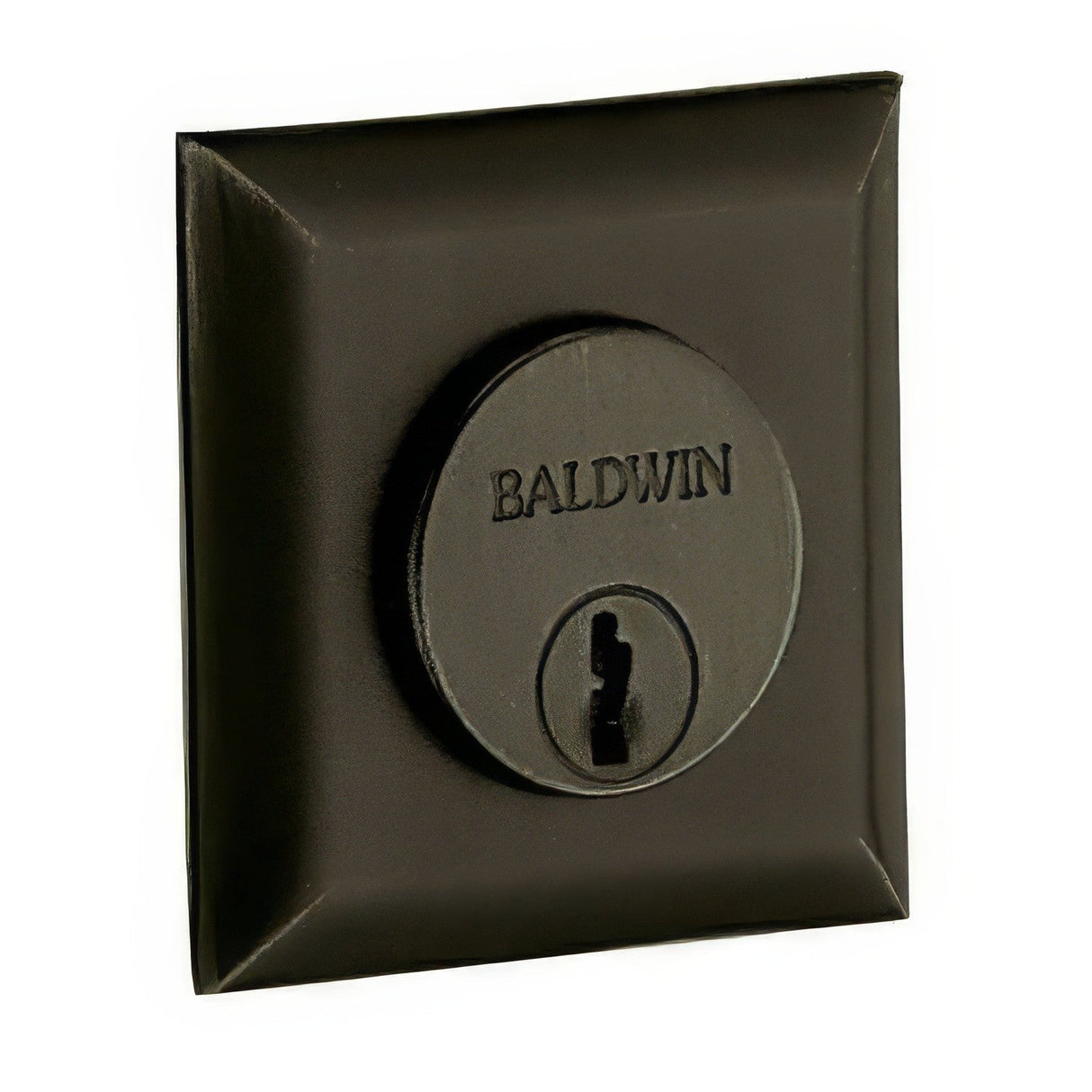 Baldwin 6737190 satin black lock cylinder collar