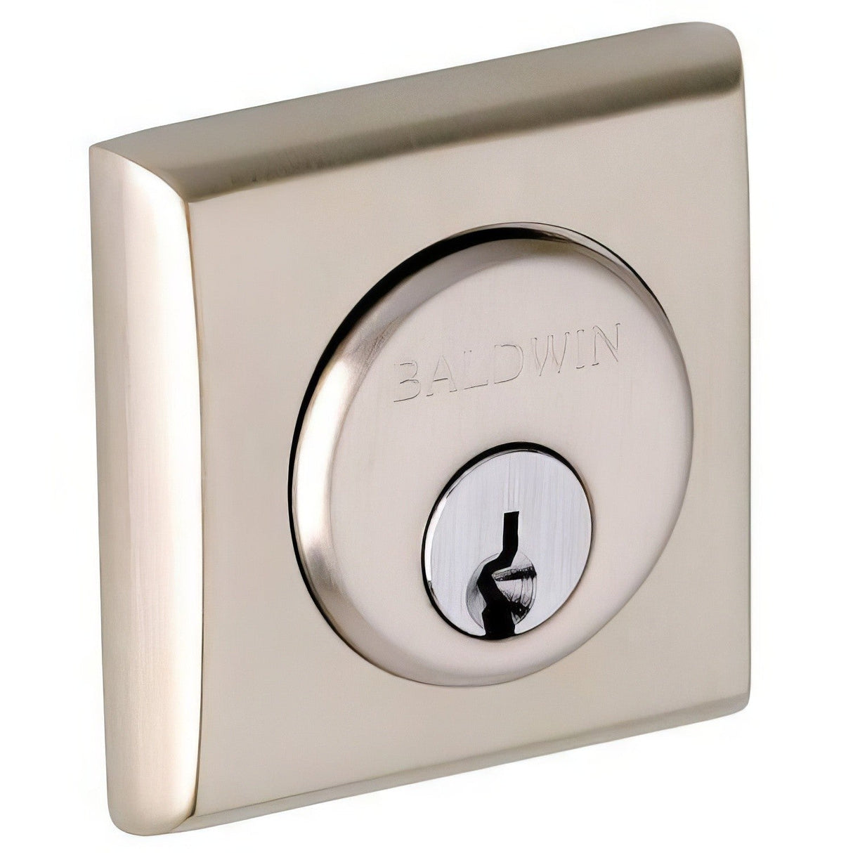 Baldwin 6739056 lifetime satin nickel lock cylinder collar