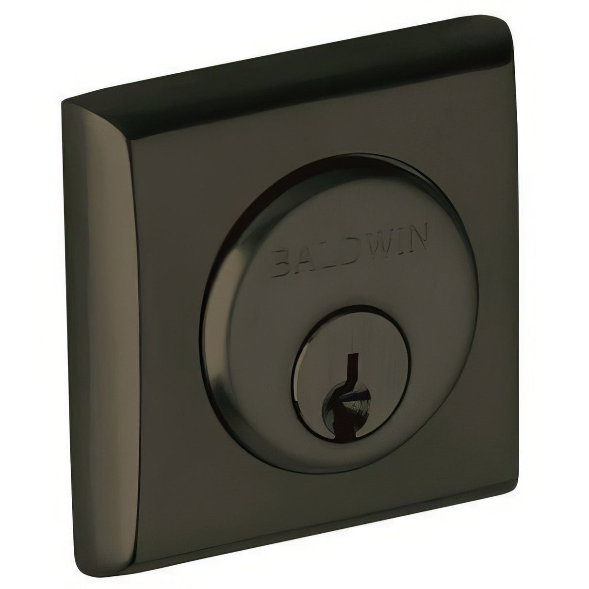 Baldwin 6739190 satin black lock cylinder collar