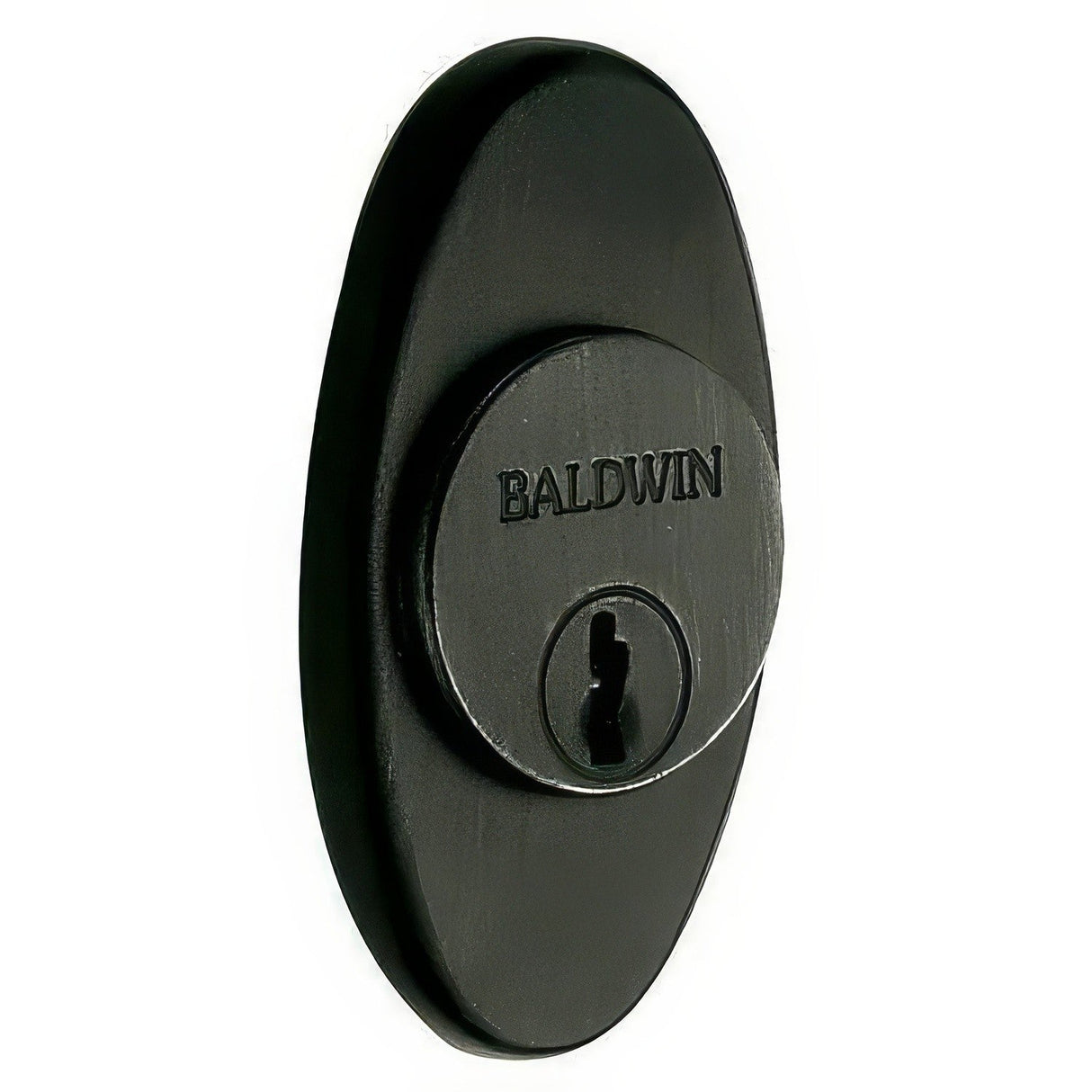Baldwin 6754190 satin black lock cylinder collar