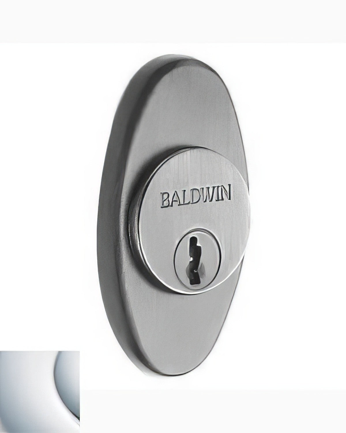 Baldwin 6754260 polished chrome lock cylinder collar