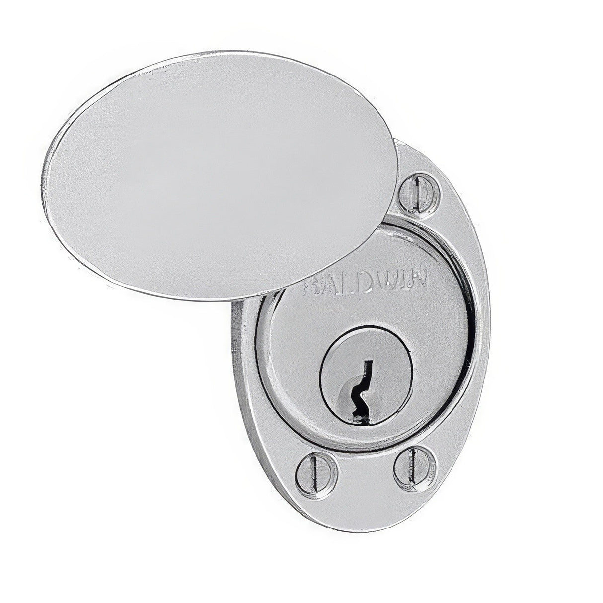 Baldwin 6755260 polished chrome lock cylinder collar