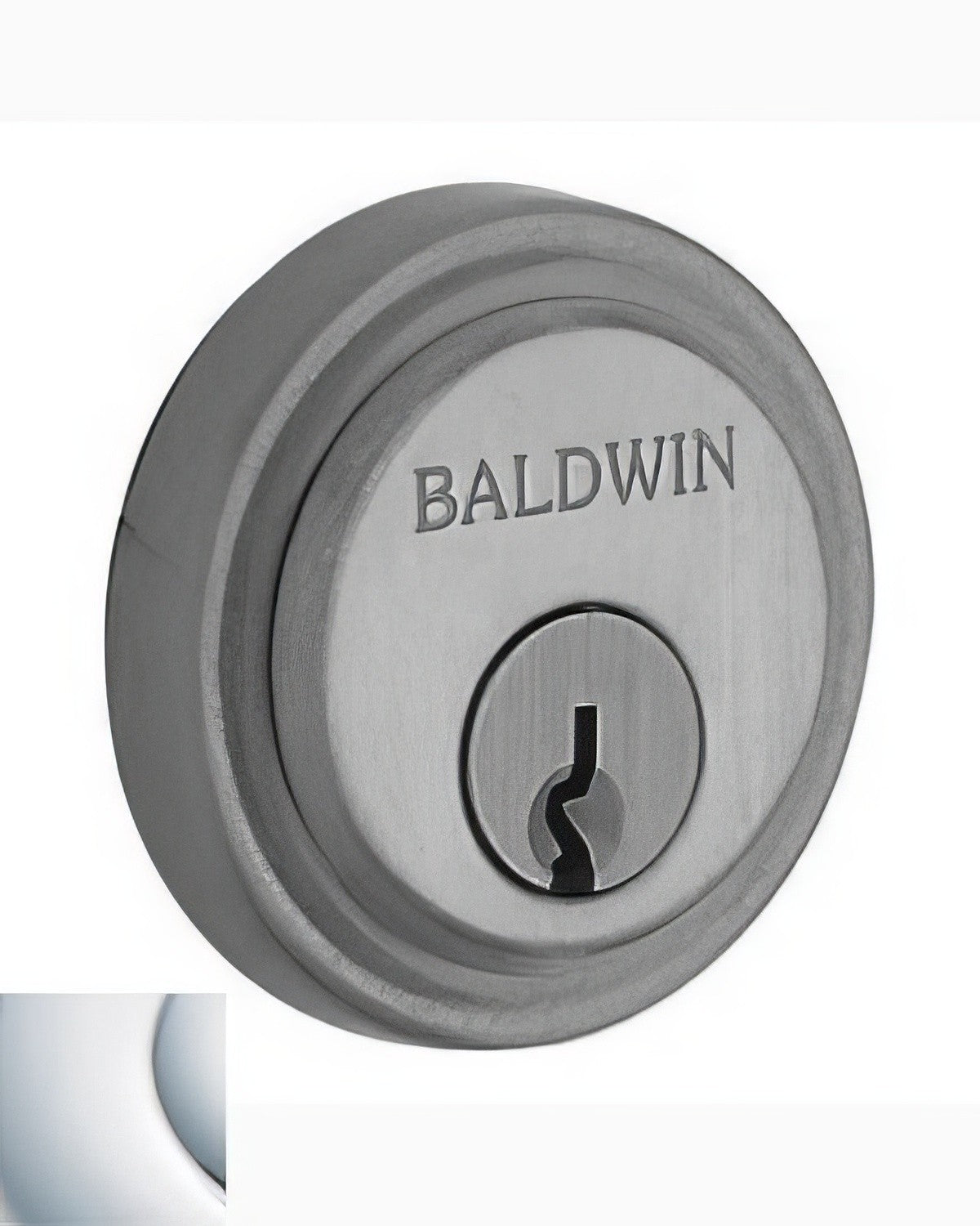 Baldwin 6757260 polished chrome lock cylinder collar