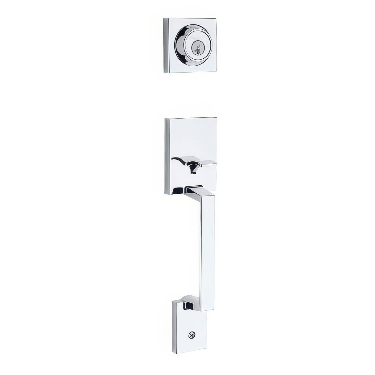 Kwikset 687AMDLIP-26DS.DS satin chrome single cylinder handleset