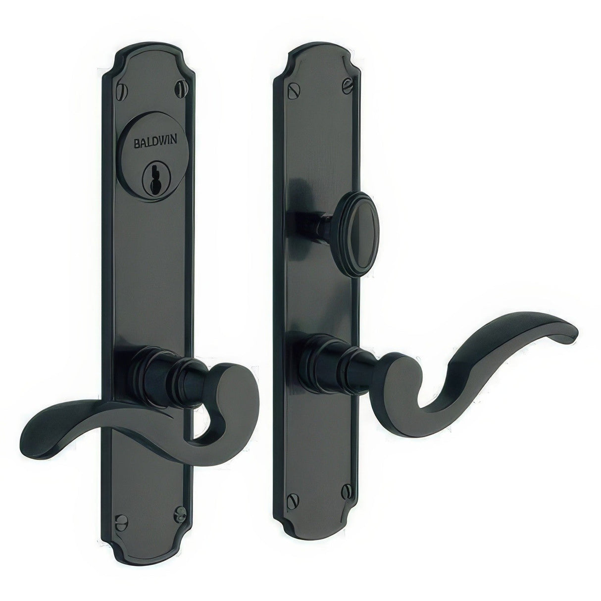Baldwin 6942102FD oil rubbed bronze handleset trim pack