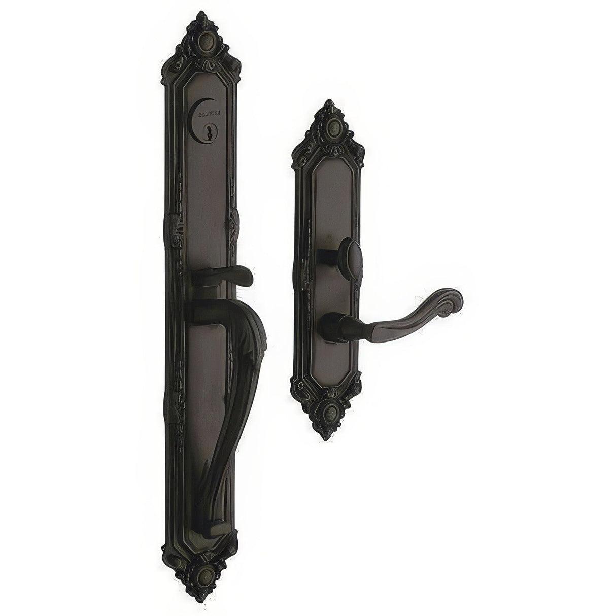 Baldwin 6950102LDBL oil rubbed bronze handleset trim pack