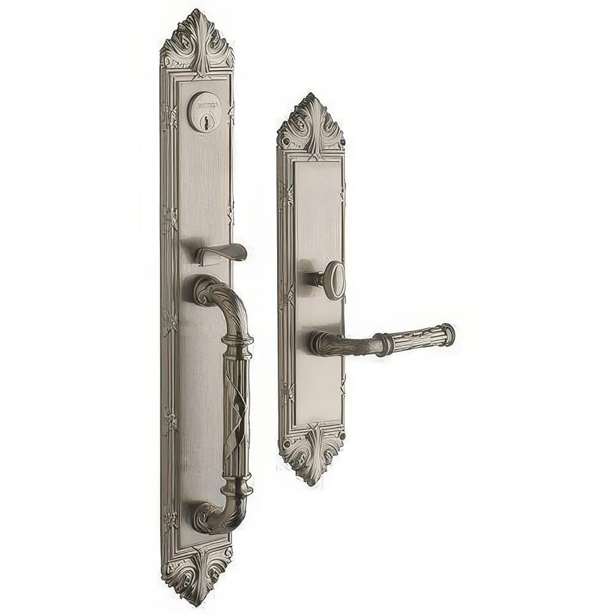 Baldwin 6952056LFD lifetime satin nickel dummy set