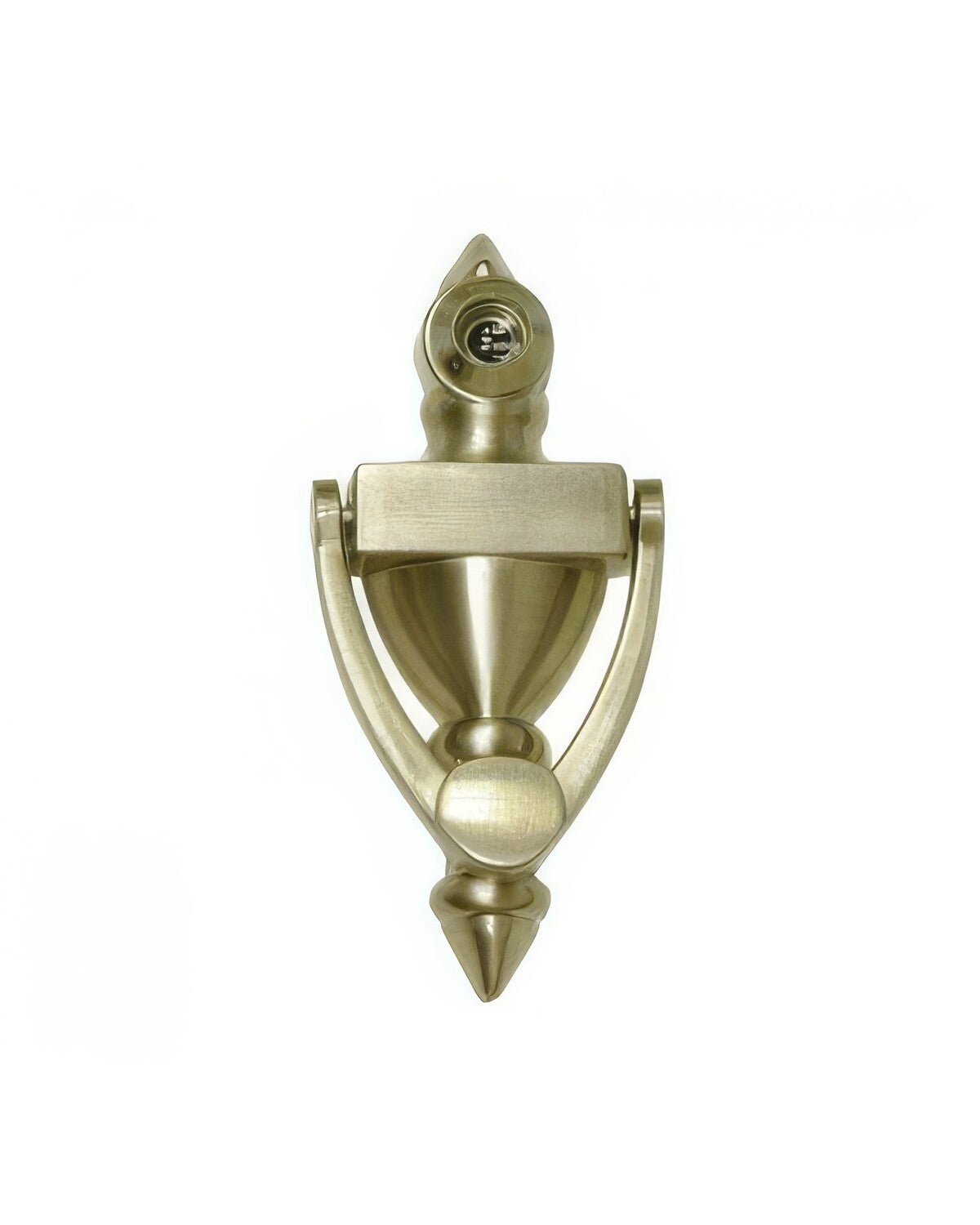 Better Home Products 695CH satin nickel door knocker viewer