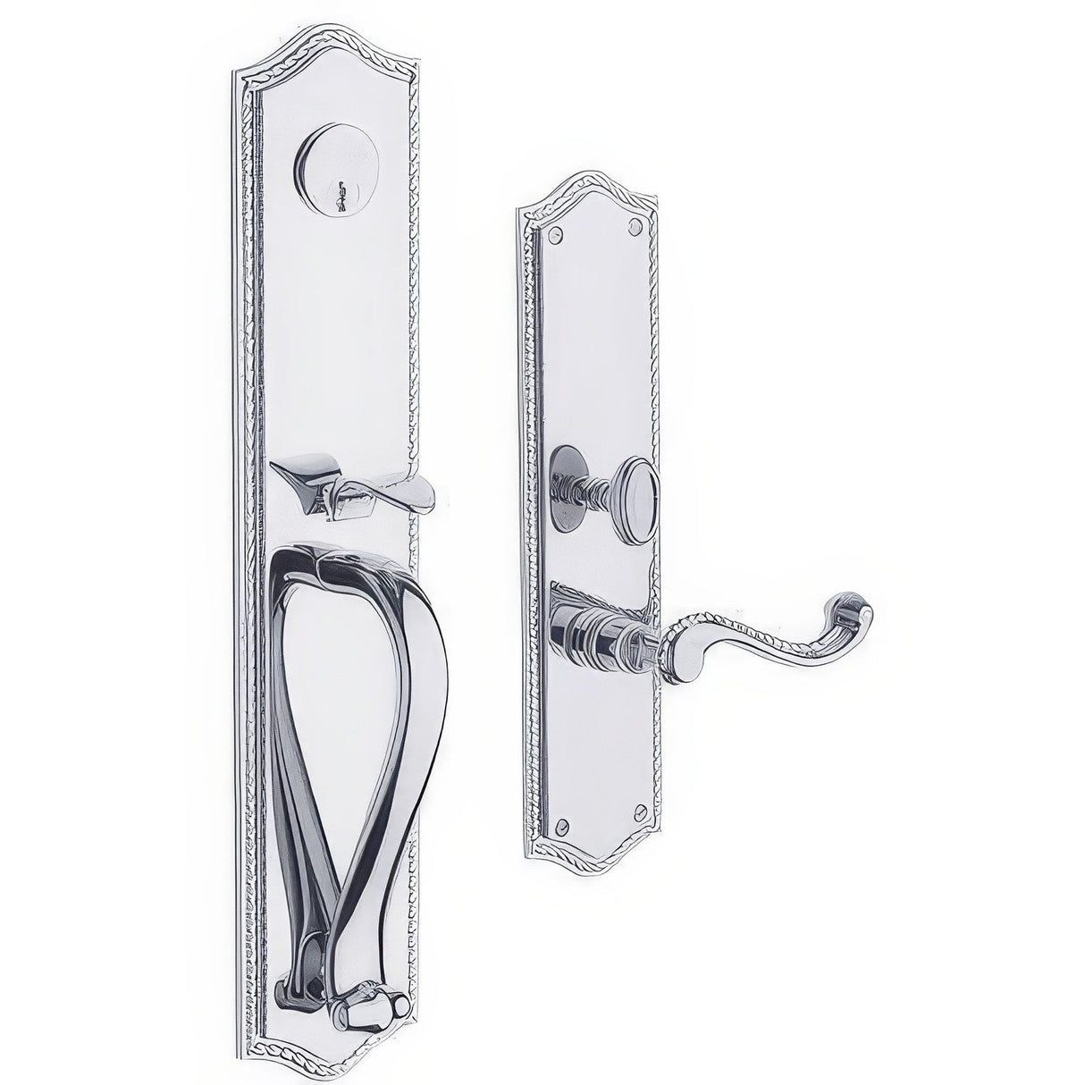 Baldwin 6963260RENT polished chrome handleset trim pack