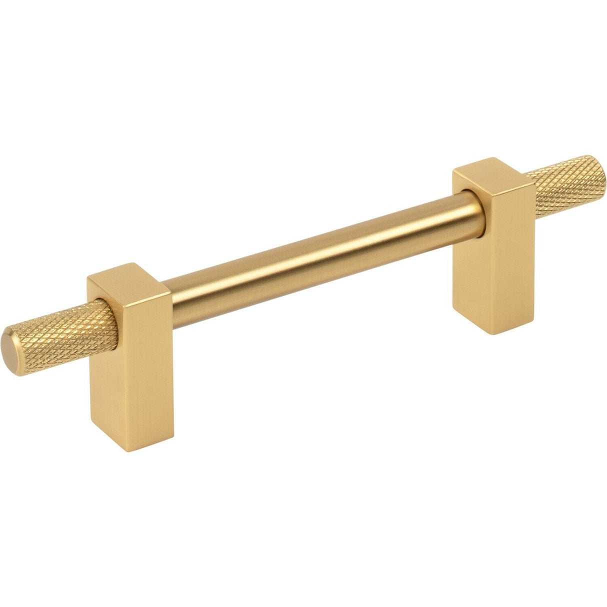 Jeffrey Alexander 698-96BG brushed gold cabinet drawer pull