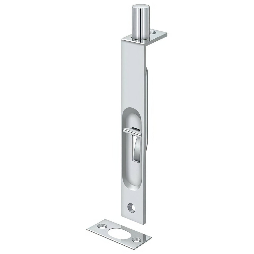 Deltana 6FBS26 chrome flush bolt