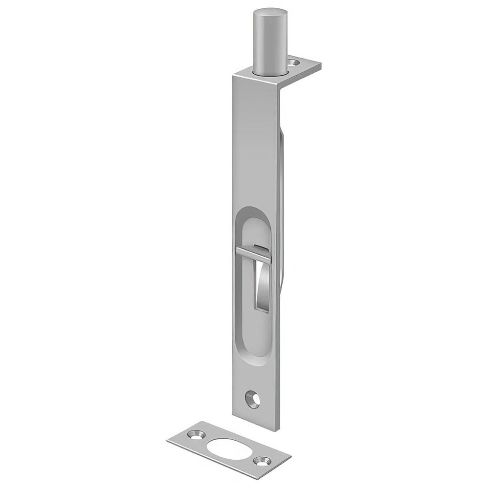 Deltana 6FBS32D satin stainless steel flush bolt