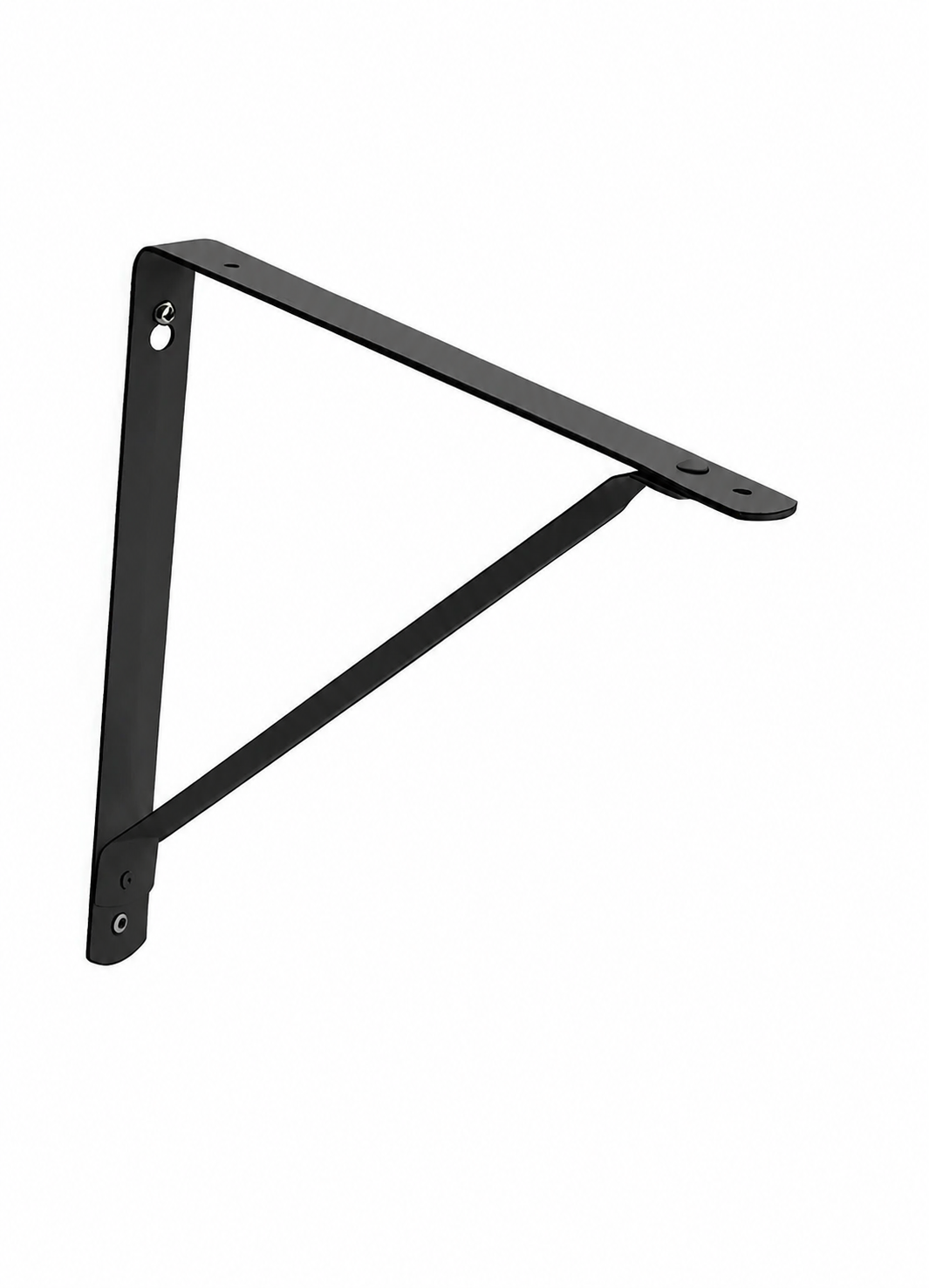 Better Home Products 704BLK black steel shelf support bracket