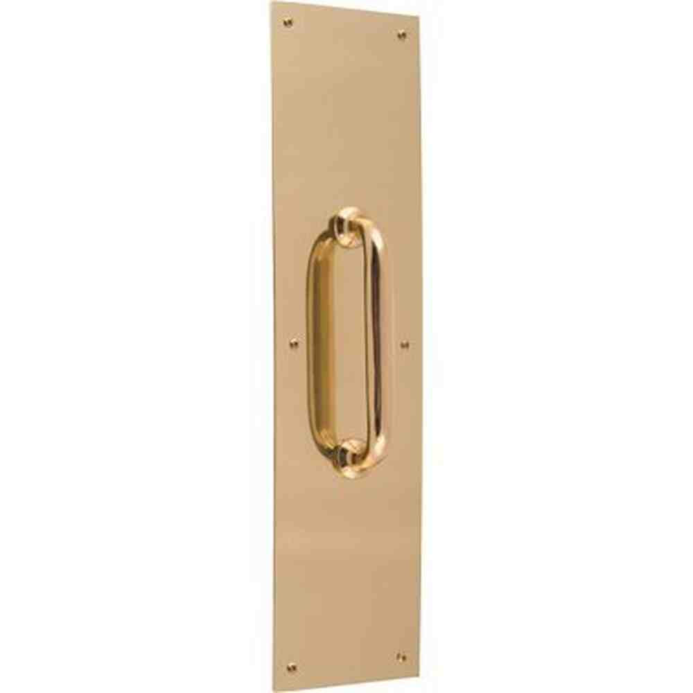Don-Jo 7110605 bright brass pull plate