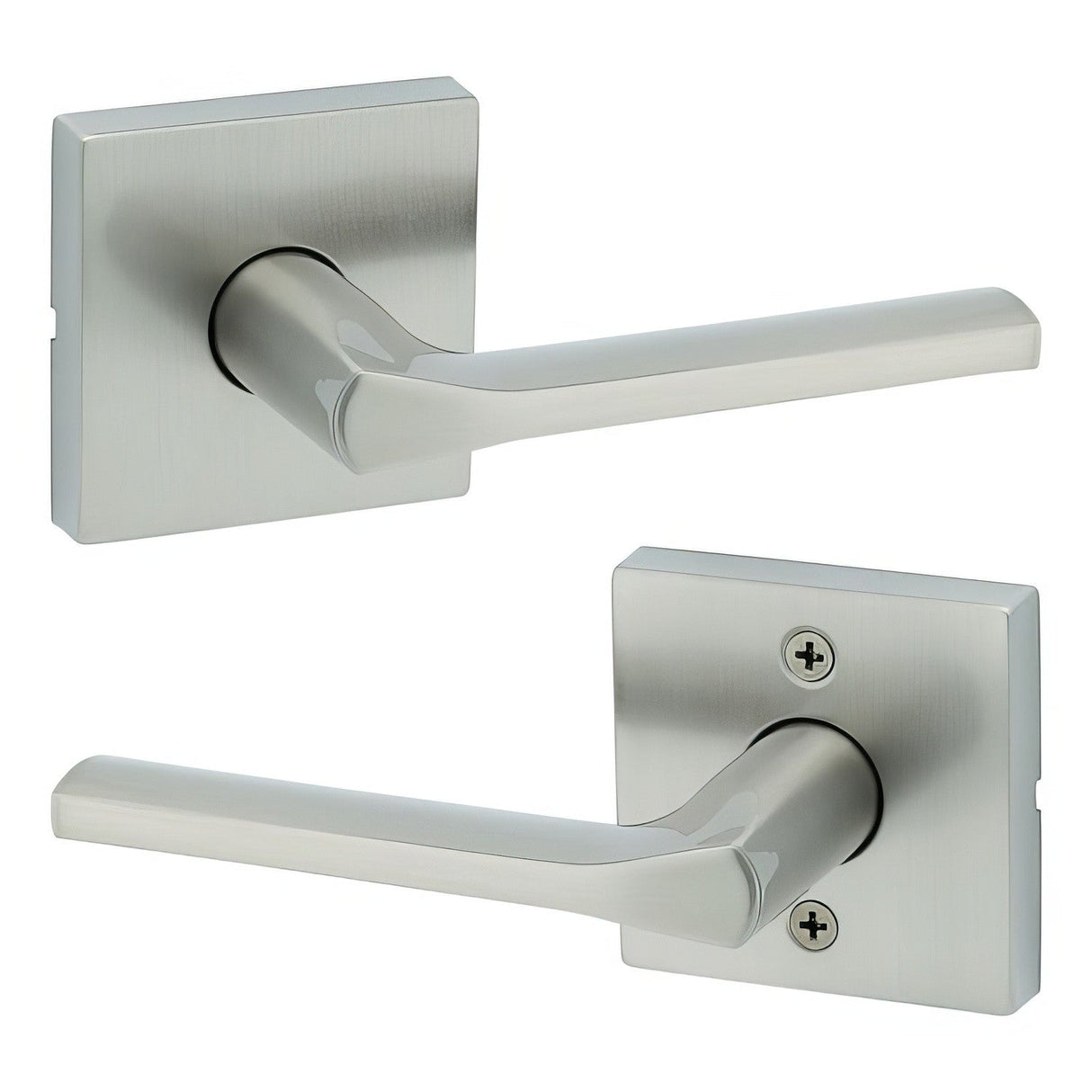 Kwikset 720LSLSQT-15 satin nickel passage door lever