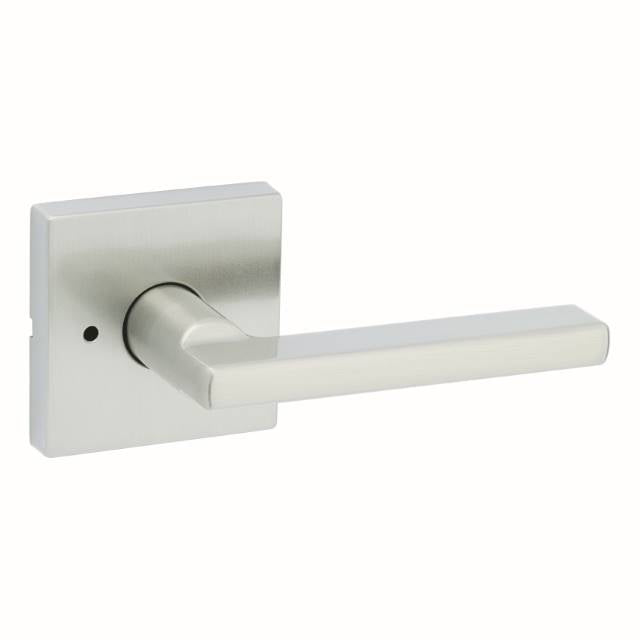 Kwikset 730HFLSQT-15 satin nickel privacy door lever