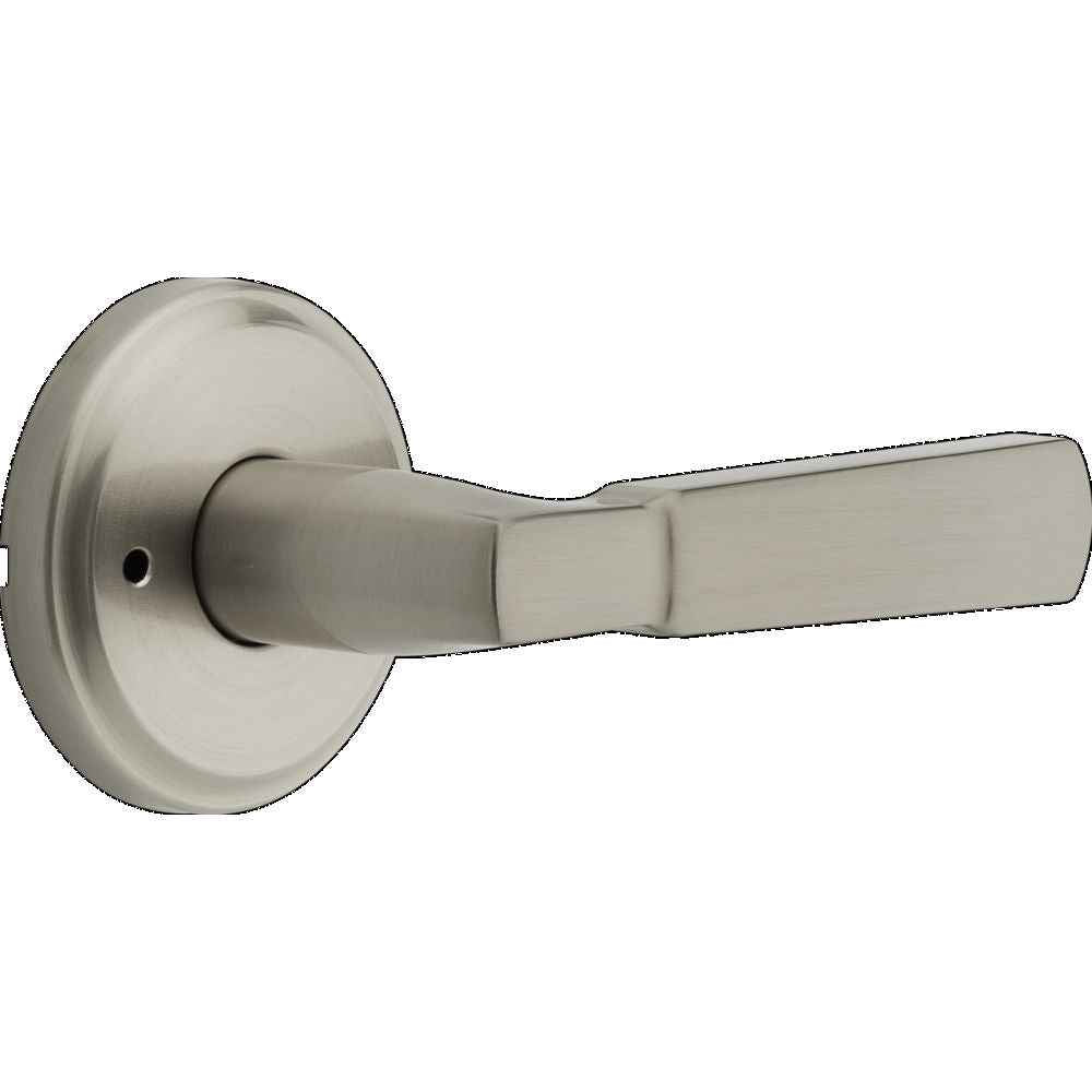 Kwikset 730PHL Perth Lever Privacy Door Lock in Satin Nickel
