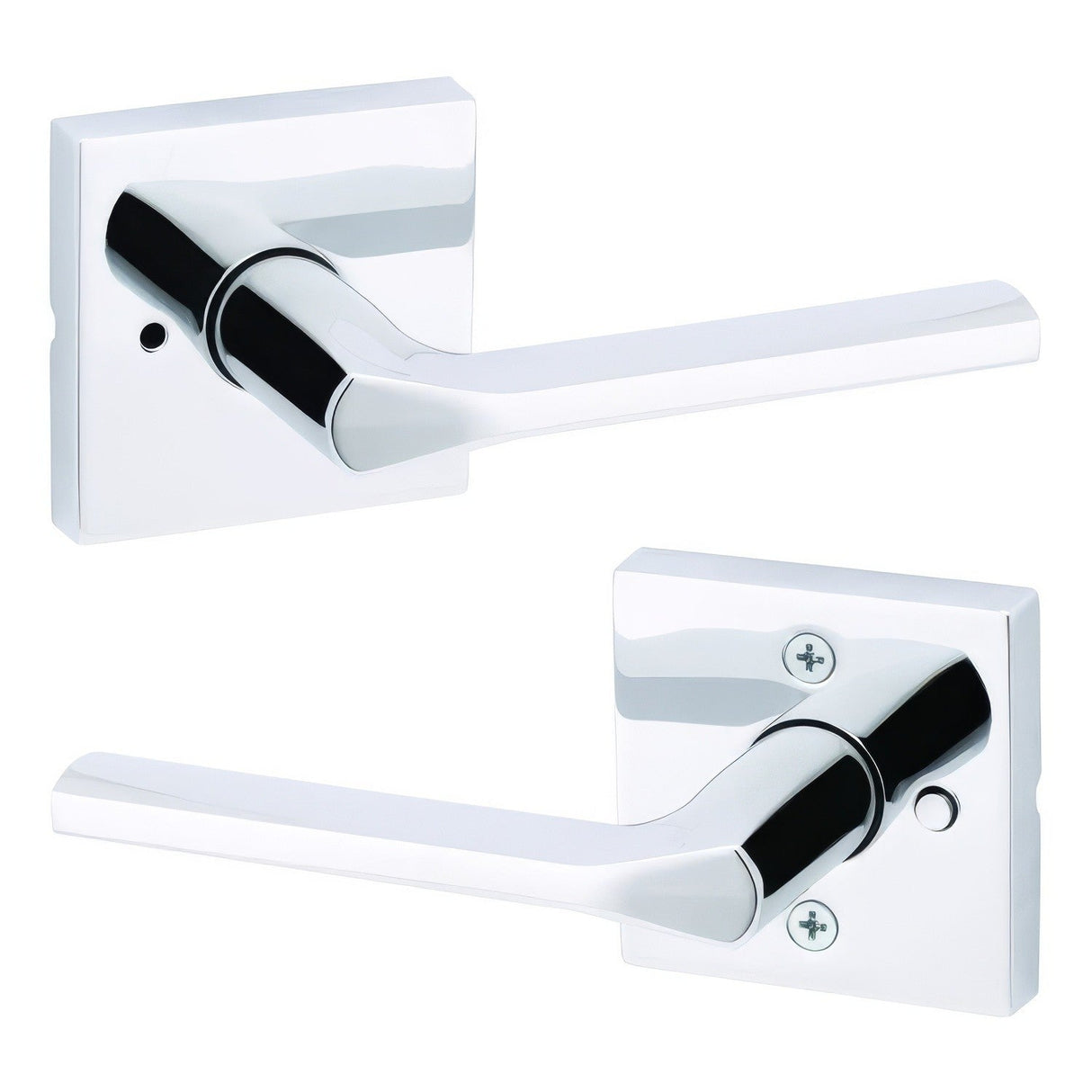Kwikset 730LSLSQT-26 bright chrome privacy door lever