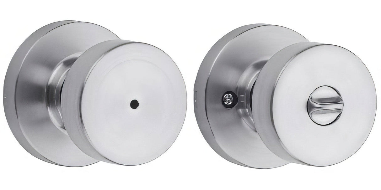 Kwikset 730PSKRDT-26D satin chrome privacy door knob