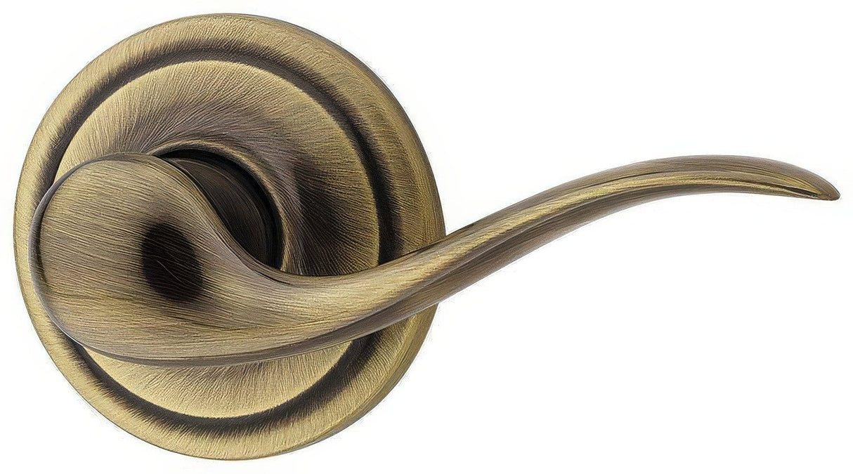 Kwikset 730TNL-5V1 Tustin privacy privacy door lever in polished brass, additional view