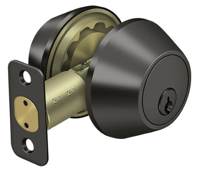 Deltana 7312KA2-10B HD Double Cylinder Deadbolt Oil Rubbed Bronze