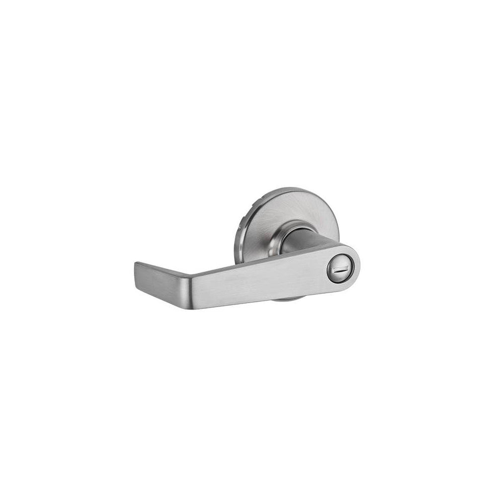 Kwikset 733KNL Kingston Lever Light Commercial Privacy Door Lock in Satin Chrome