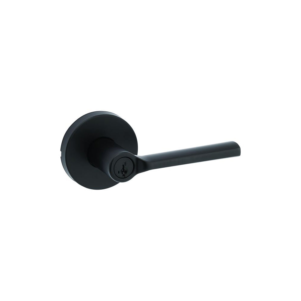 Kwikset 740LSLRDT Lisbon Lever in Matte Black