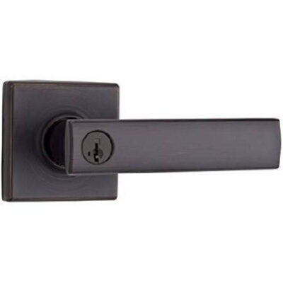Kwikset 740VDL-11PS venetian bronze keyed entry lever