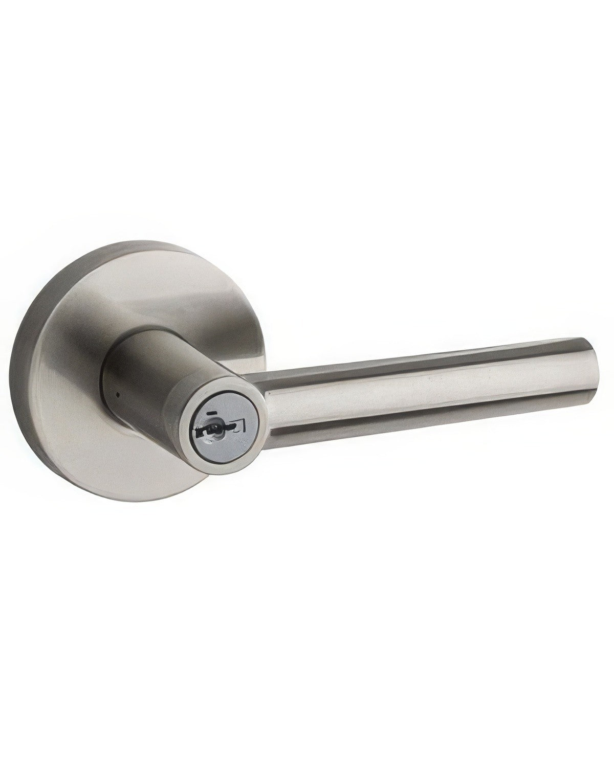 Kwikset 740MILRDT-15S satin nickel passage door lever