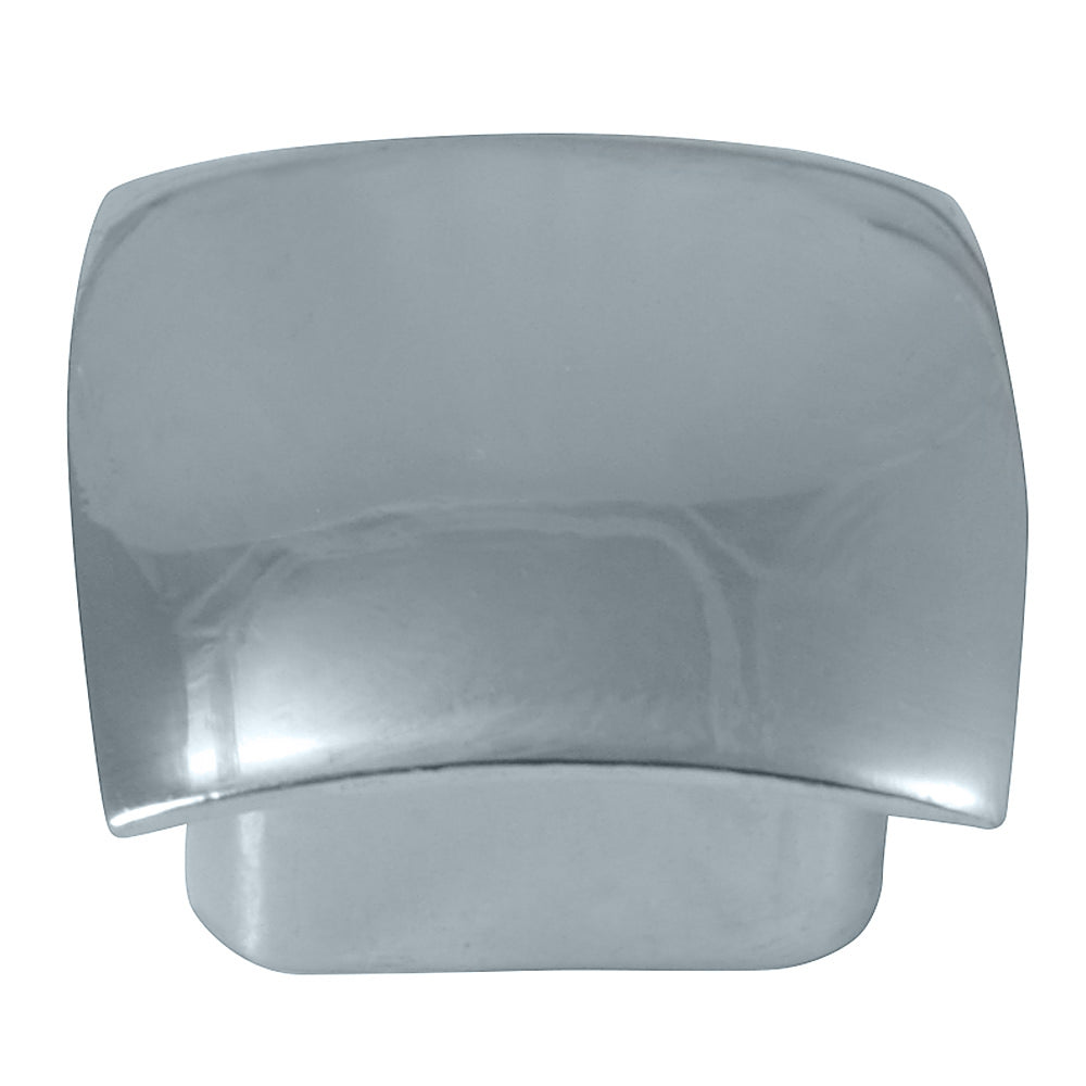 Laurey 74526 745 Aventura 1-1/2" Square Cabinet Knob Polished Chrome