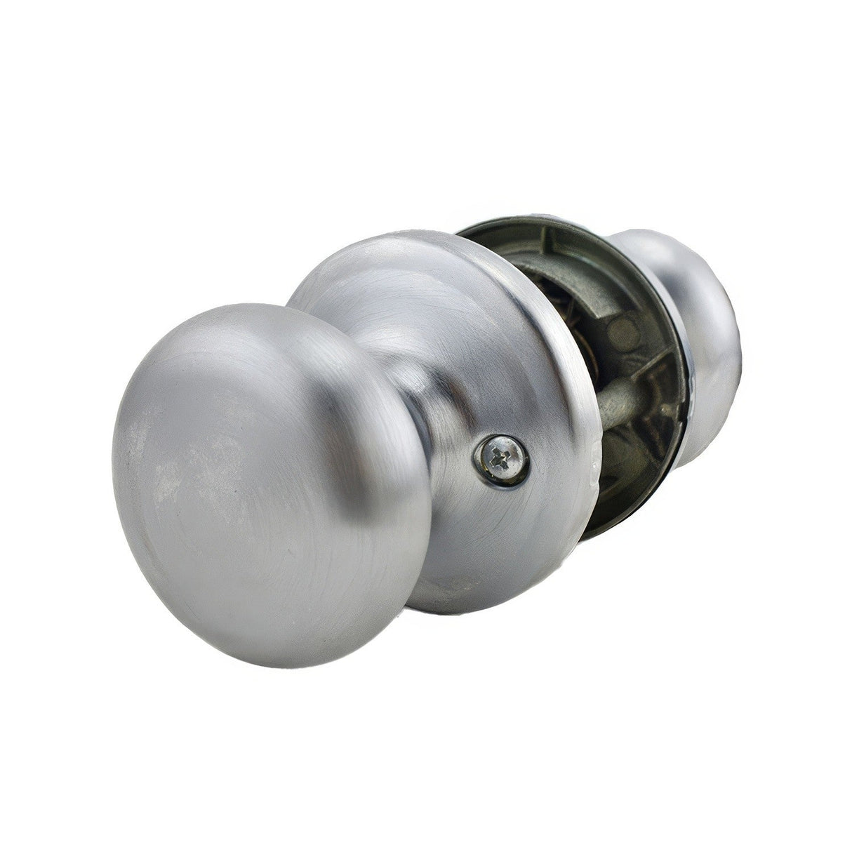 Kwikset 750H-26D Hancock keyed storeroom door knob in satin chrome, additional view