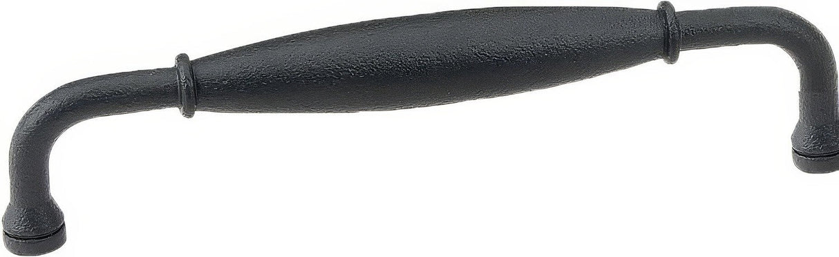 Emtek 76024FBS flat black drawer cabinet pull
