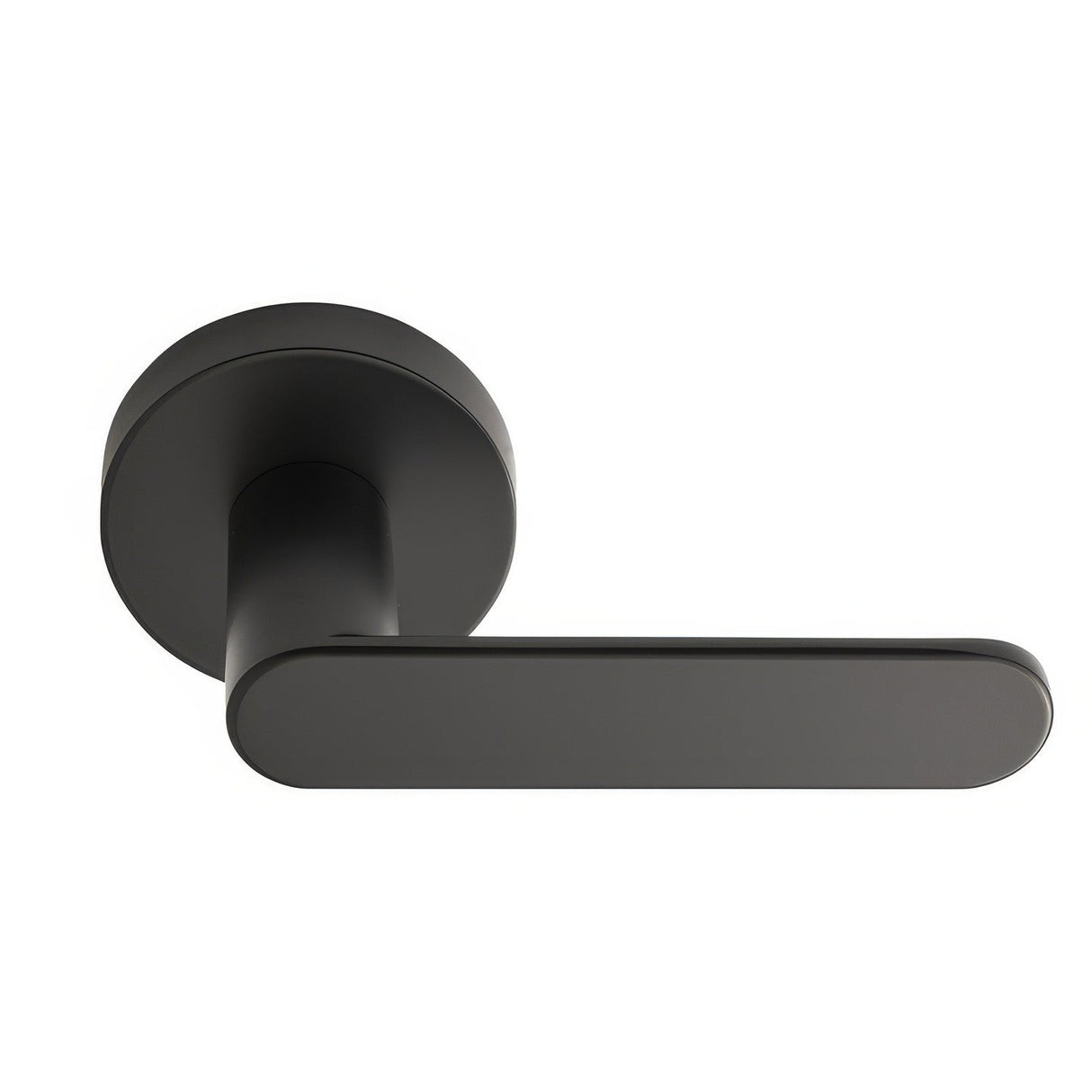 Better Home Products 77144BLK matte black passage door lever